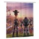 thumbnail image 1 of Cortina de ducha Toy Story, opaca, para baño, impermeable, resistente al moho, bloquea la privacidad, probador, patrón de impresión fina con diseño de patchwork, 72 x 72 pulgadas, talla única., 1 of 8