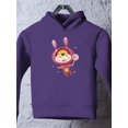 thumbnail image 3 of Bunny With Lollipop Hoodie Toddler -Image by Shutterstock,  4 Toddler, 3 of 4