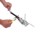 thumbnail image 3 of BIMZUC Professional Stainless Steel Fixed-Angle Knife Sharpening System with 4 Whetstones (120/320/600/1500 Grit), Safe Kitchen Knife Sharpener Tool for Scissors and Peelers (15.91 in / 40.4 cm), 3 of 9