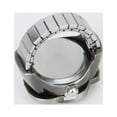 thumbnail image 4 of 3X Bronze Flip-Up Skull Cover Finger Ring Watch Stretchy Watchband for Unisex--Battery Included, perfect for Skull Lover, 4 of 7