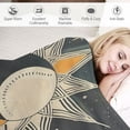 thumbnail image 3 of Orinice Sacred Geometry Abstract Illusionism Warm Lightweight Blanket Soft Fleece Blankets All Seasons Flannel Material Blanket 50x60in, 3 of 6