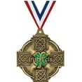thumbnail image 1 of Irish Feis Medals, 2" Gold Diecast Irish Feis Medal Award 100 Pack, 1 of 2