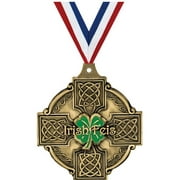 Irish Feis Medals, 2" Gold Diecast Irish Feis Medal Award 1 Pack