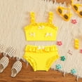 thumbnail image 2 of LRen Swimsuit for Girls 10 12 2 Piece Ruffles Beach Swimwear for Kids Cute Funny Summer Rash Guard Swimsuits Girl Beach Swimwear Bathing Suit Set for Little Girls, 2 of 4