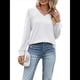 thumbnail image 2 of Blusas Elegantes e Informales para Mujer, con Cuello en V y Lunares, de Larga XL, 2 of 9