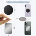 thumbnail image 3 of Thin Metal Plate Sticker Disk for Magnetic Car Phone Holder, Tablet, Desk & Car Stand - 5/10PCS, 3 of 6