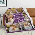 thumbnail image 4 of Best Mothers Day Birthday Gifts for Mom from Son Daughter, Custom Personalized Blanket with Photo Picture, Customized Unique Creative Valentine's Day Gift Throw Blankets Mom Wife Women Blankets, 4 of 5