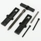 thumbnail image 2 of Extractor de cojinetes de 2 mordazas, herramienta de eliminación antideslizante eficiente, resistente al óxido, de acero con alto contenido de carbono, tratado térmicamente, 100mm/4in, 2 of 5