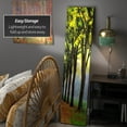 thumbnail image 3 of Oriental Furniture 6 ft. Tall Autumn Footpath Canvas Room Divider - 3 Panel, 3 of 6