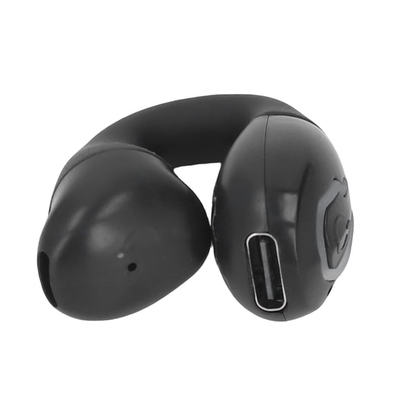 BIMZUC GD12 Bluetooth V5.4 Earbud, Single Side Open Ring Clamp On Wireless Earphone for Sports, 1.20 oz / 34 g, Black