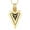 Gold, variant on Cremation Jewelry for Ashes Stainless Steel Urn Pendant Necklace for Women Men Cool Spearpoint Arrowhead Memorial Keepsake Ash Jewelry-Stainless Steel Pendant For Women Men