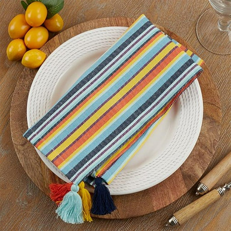 Colorful Cloth Napkins, Set of 6