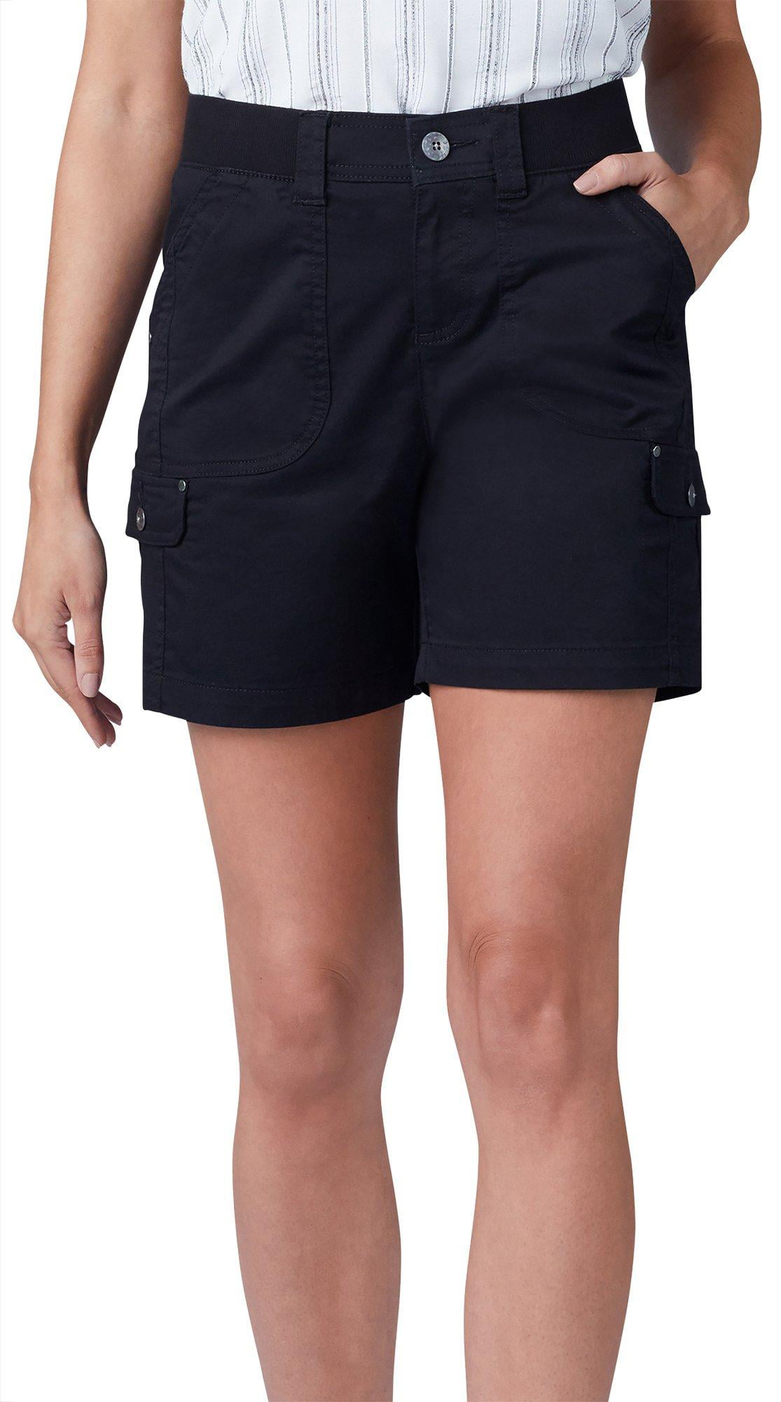 Lee Womens Flex-To-Go Solid Relaxed Fit Cargo Shorts - Walmart.com