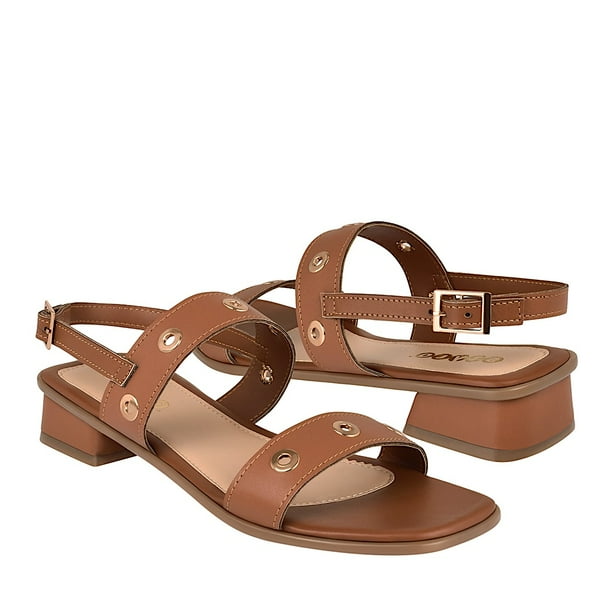 SANDALIAS DAMA STYLO 10254 SIMIPIEL CAFÉ