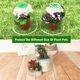 thumbnail image 6 of SLYNSHome 20 Pack Clear Plant Pot Domes,Transparent Seedling Domes for Indoor Outdoor Gardening Plant Protectors from Animals, 6 of 9