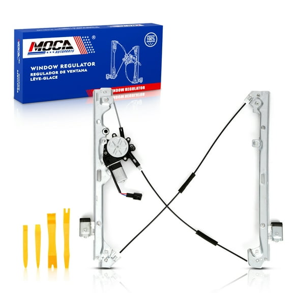 MOCA AUTOPARTS Front Right Power Window Regulator w/ Motor Fit for 2002-2006 Cadillac Escalade & 1999-2006 Chevrolet Silverado 1500 & 2000-2006 GMC Yukon XL 1500 2500