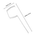 thumbnail image 2 of FUTUREORYY Iron Gutter Holder 2Pcs Silver For Roof Gutter Accessories Home Improvement, 2 of 7