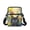 Black Cat Floral Print, variant on FUIALDOLG Cat and Bat Print Portable Crossbody Purse, Polyester Crossbody Bags Zipper Crossbody Shoulder Bag for Travel School