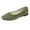 Army Green, variant on LTTVQM Classic Solid Square Toe Ballet Flats for Women Comfort Casual Flats Lightweight Slip on Loafers Suede Dress Shoes 42(US-9)