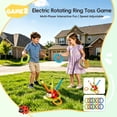 thumbnail image 5 of SaveJoy Kids Sports Toy 5-in-1, Outdoor Active Play Set with Rocket Launcher, Baseball & Toss Games, Musical Jump Toy for Ages 3-12, 5 of 9