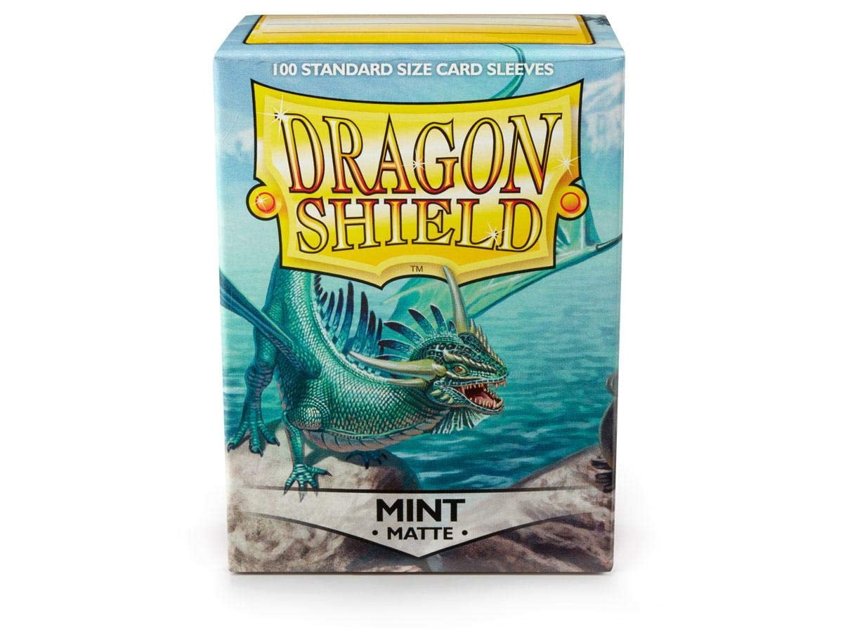 2 Packs Dragon Shield Matte Mint Standard Size 100 ct Card Sleeves Value Bundle!