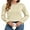 Apricot, variant on Women's Long Sleeve Fall T-Shirts Slim Fit Crewneck Textured Casual Knit Work Tops