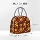 thumbnail image 2 of Balery Red Plaid Sunflower Bolsa de Almuerzo para Mujeres, Caja de Almuerzo, Bolsa de Almuerzo Pequeña Impermeable, Tote de Almuerzo Reutilizable con Gran Capacidad, 2 of 6