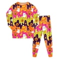 thumbnail image 6 of Leey-World Halloween Pajamas Kids Boys Soft Pajamas Kid Boys/Girls Clothes long sleeve 2pc Tee/Pants Pjs Set Toddler Fluff Sleepwear Outfits, 6 of 9