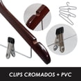 thumbnail image 2 of Ganchos de Madera Jauz Improvement Pack de 10 Cereza PVC Cromado, 2 of 4
