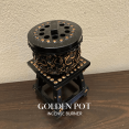 thumbnail image 1 of Brûleur d'Encens Golden Pot - Noir Or, 1 of 1