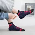 thumbnail image 2 of Naloa Rock Skull Guitarist Ankle Socks for Women Non Slip Socks No Show Socks Classic Low Cut Casual Socks Casual Socks, 2 of 7