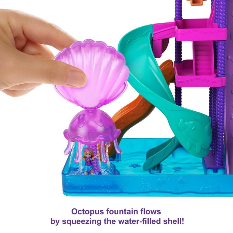 Polly Pocket Pollyville Splashy Super Slidin' Water Park Playset