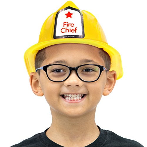Fireman's Helmet Kid's Halloween Costume Hat Accessory - Dress Up ...