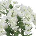 thumbnail image 2 of Mainstays Artificial Flowers 32” Artificial Polyester White Wisteria Bouquet, 2 of 5