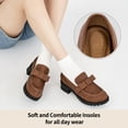 thumbnail image 5 of Ecetana Womens Loafers Shoes Platform Chunky Penny Loafer Comfortable Slip On Work Business Casual Dress Shoes, 5 of 6