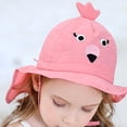 thumbnail image 6 of Cute Cartoon Breathable Outdoor Wide Brimmed Childrens Sun Hat Quick Drying Baby Beach Sun Hat Kids Sun Hat UPF 50+ Boys Girls Protection Hat Wide Brim Beach Hats Strap, 6 of 6