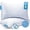 White-cooling Basic-Standard(Pack of 2), variant on Pillow For Sleeping 2 Pack Luxury Shredded Memory Foam Bed Standard Pillows Set Of 2 Cool Hot Sleepers Adjustable Firm Side Soft Yet Support