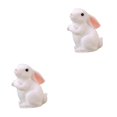 thumbnail image 1 of sweethay Adorno de conejo, estatua de conejito, interesante adorno DIY, figurita de conejito para el hogar, , balcón, patios, césped tipo 7 Tipo 7 2Conjunto, 1 of 6