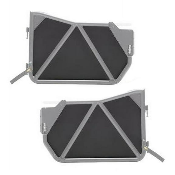 KarParts360 For Jeep Wrangler 2018 19 20 21 2022 Tube Door Skins | Pair | Front | Steel