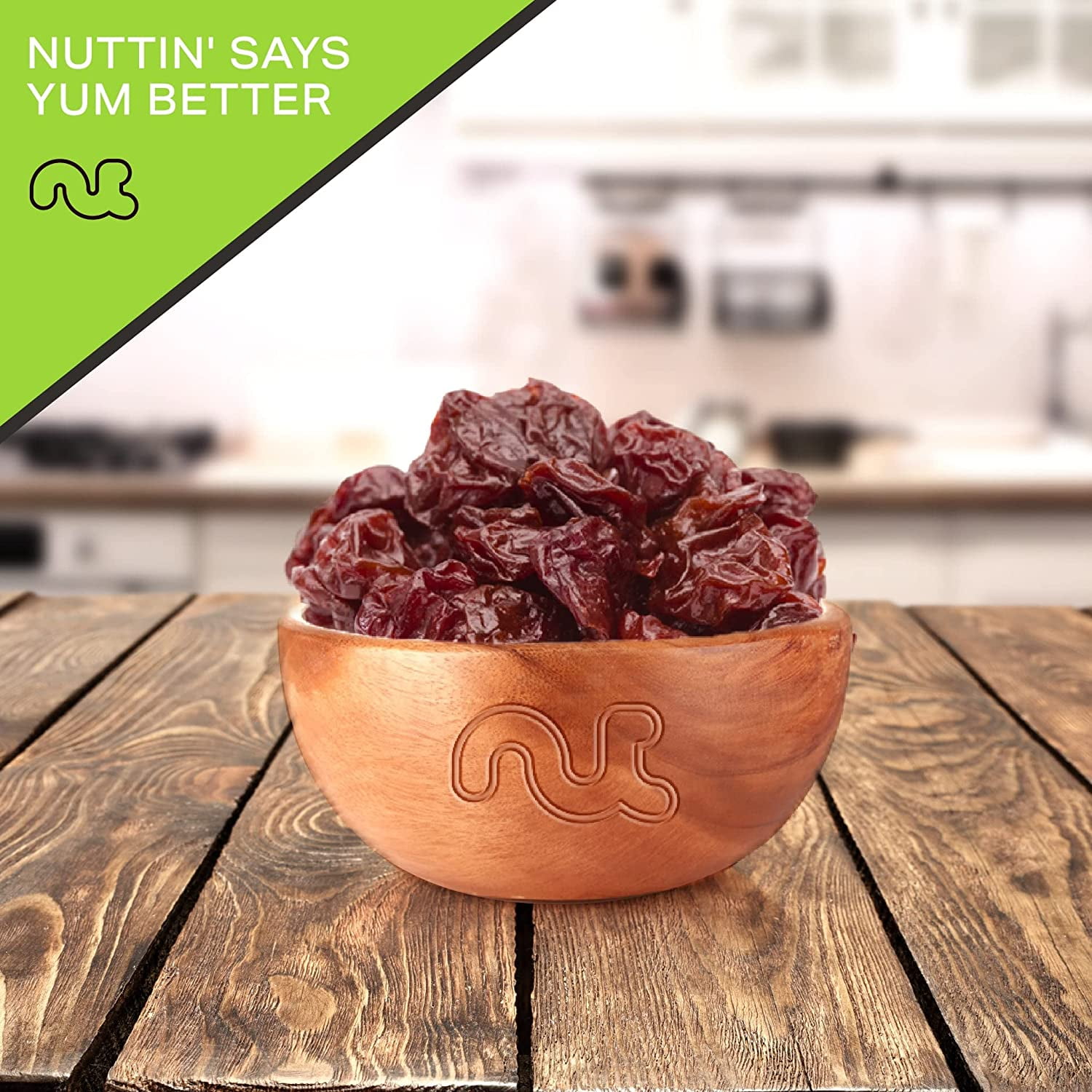 Sun Dried Sour Tart Cherries, Lightly Sweetened 32oz by Nut Cravings