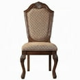 thumbnail image 3 of Newboti Furniture Chateau Fabric & Cherry Finish De Ville Side Chair (Set of 2) 39269, 3 of 10