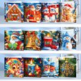 thumbnail image 3 of Tarjeta Felicitación Jadeo Diamante Con Forma Especial Papá Noel Navideño 12 Uds., 3 of 9