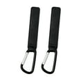 thumbnail image 2 of Parent's Choice Universal Stroller Hooks Organizer Clips For Hanging Bags, Black, 2 Pack, 2 of 7