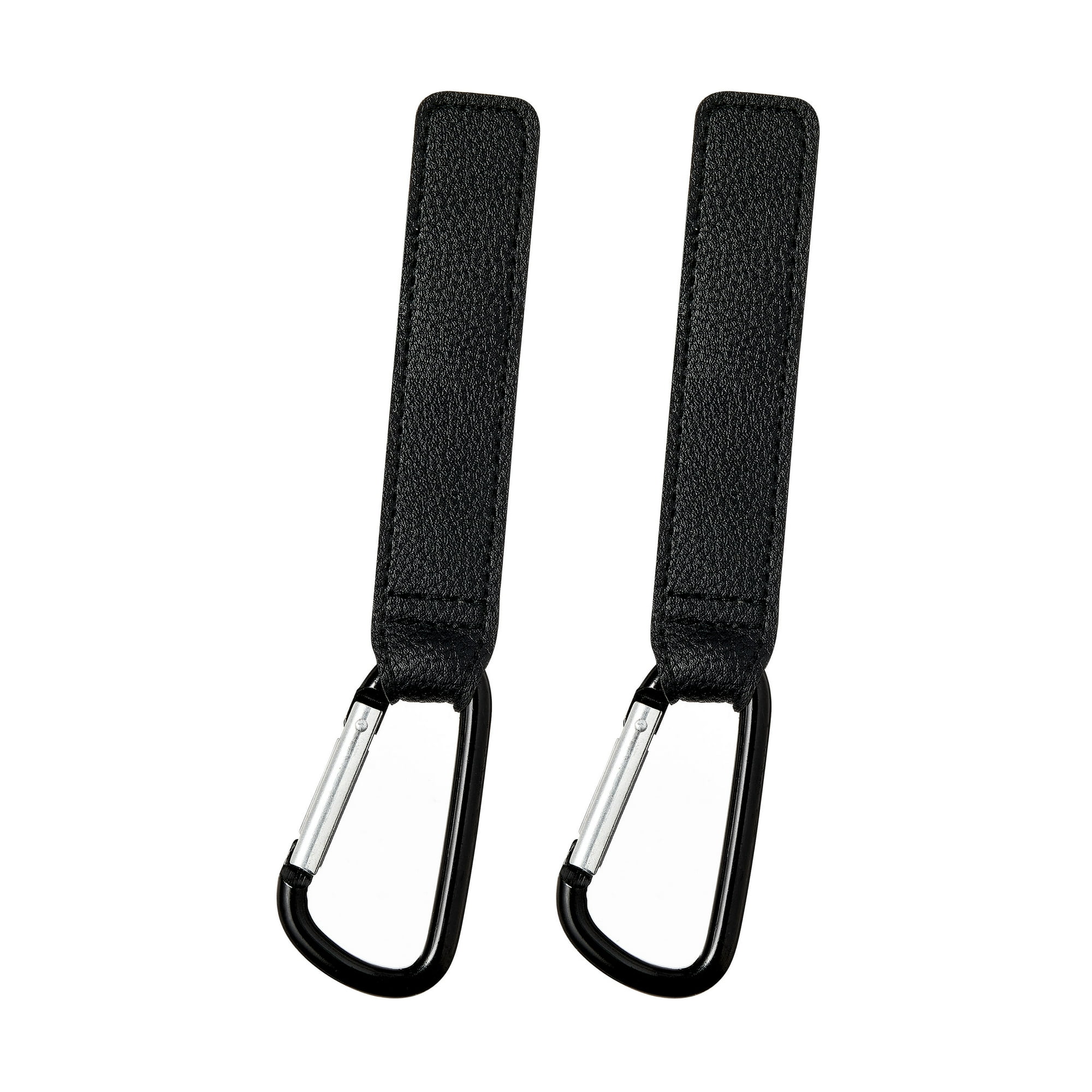 Parent's Choice Universal Stroller Hooks Organizer Clips For Hanging Bags, Black, 2 Pack