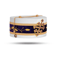 thumbnail image 2 of Sovereign Grand Commander 33rd Degree Scottish Rite Crown Cap - Hand Embroidery with Gold Bullion, White Silk with Purple Velvet Band, 2 of 4