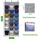 thumbnail image 5 of Perchero con 24 bolsillos profundos - Organizador de sombreros - Perchero para gorras de béisbol, soporte visible para sombreros - Perchero para puerta de pared con 3 ganchos, 5 of 5