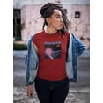thumbnail image 2 of Retro Aesthetic Mountains T-Shirt Women -Image by Shutterstock, Female Small, 2 of 4