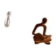 thumbnail image 5 of Escultura De Figura Humana De Amantes Besándose, Altura 21,5 Cm, Colección De Arte De Pensadores Abstractos, Regalo De Aniversario, Adorno De Mesa, Decoración De Estantería, Escultura De, 5 of 8