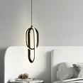 thumbnail image 4 of Modern Chandelier 3 Colors Minimalist Led Pendant Light Home Decor Light Decor (Black), 4 of 10