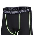 thumbnail image 4 of Xyant Boys Compression Pants, Youth Athletic Leggings for Basketball Football Running, Quick Dry Spandex Sports Tights (Light Green,6-7 Years), 4 of 4